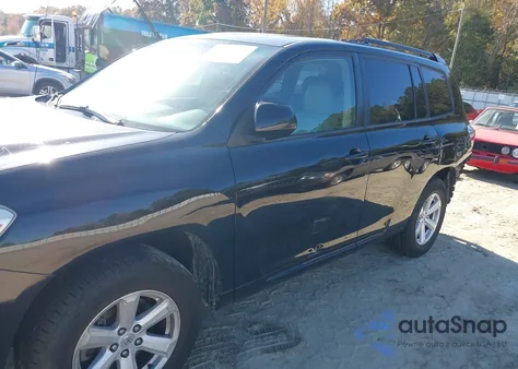 2010 Toyota Highlander Base V6 z USA, uszkodzony, nr VIN 5TDZK3EH6AS019216